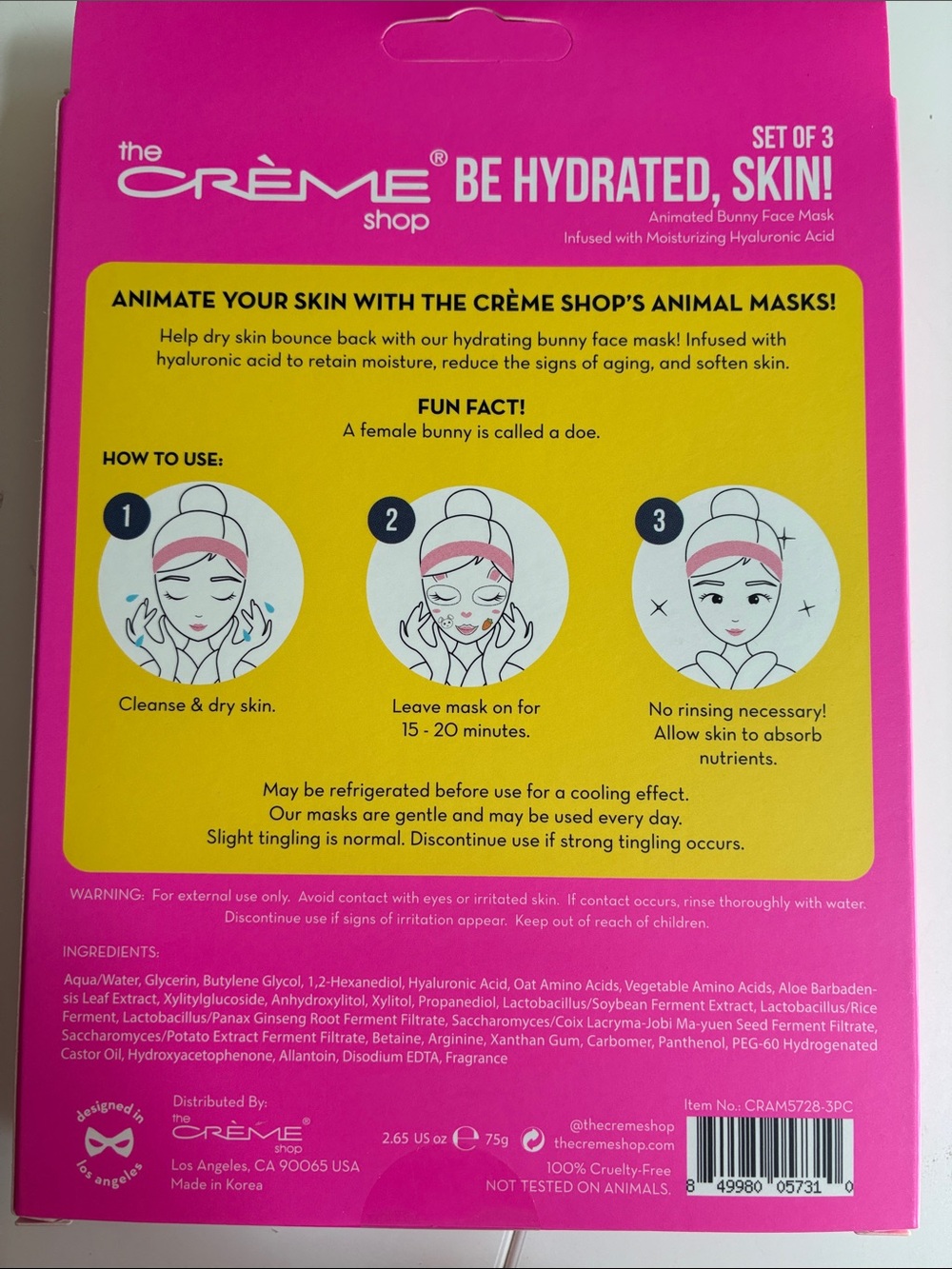 Creme Shop 8 masks - Picture 7 of 7